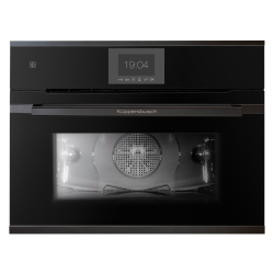 Электрический компактный духовой шкаф с пиролизом Kuppersbusch CBP6550.0S2 Black Chrome