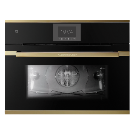 Электрический компактный духовой шкаф с пиролизом Kuppersbusch CBP6550.0S4 Gold