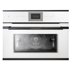Электрический компактный духовой шкаф с пиролизом Kuppersbusch CBP6550.0W2 Black Chrome