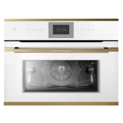 Электрический компактный духовой шкаф с пиролизом Kuppersbusch CBP6550.0W4 Gold