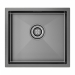 Врезная мойка Paulmark ALLER 48UNI воронёная сталь