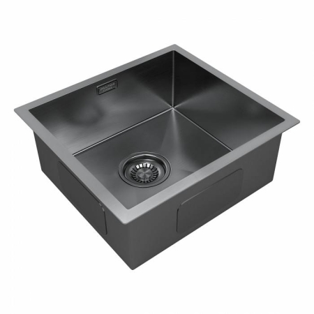 Врезная мойка Paulmark ALLER 48UNI воронёная сталь