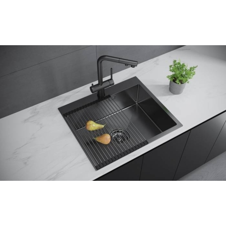 Ролл-мат для мойки PAULMARK COLUMNA вороненая сталь