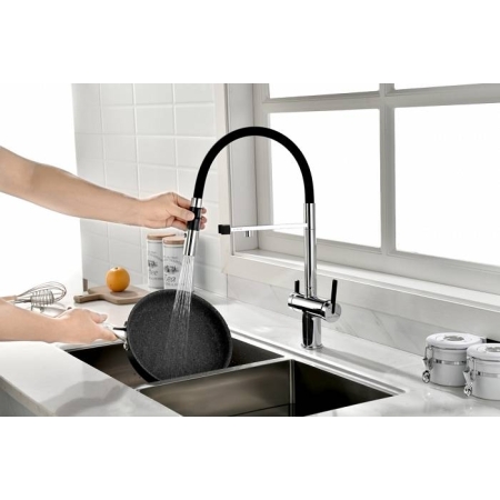 Смеситель 3 в 1 Paulmark GRAVITY хром