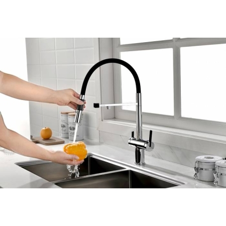 Смеситель 3 в 1 Paulmark GRAVITY хром