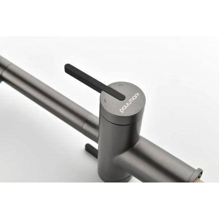 Смеситель 3 в 1 Paulmark GRAVITY вороненая сталь