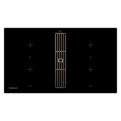Индукционная варочная поверх.с интегрир. вытяжкой Kuppersbusch KMI9850.0SR Black Chrome
