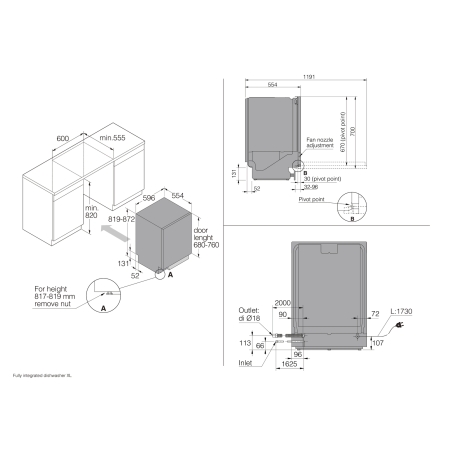 Встраиваемая посудомоечная машина ASKO DFI747U/1