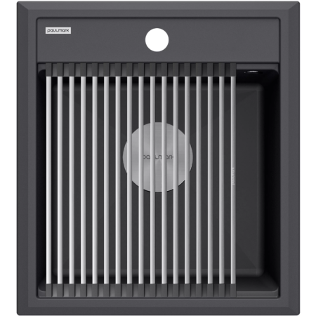 Врезная мойка Paulmark STEPIA45 антрацит