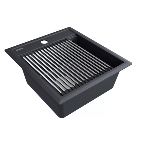 Врезная мойка Paulmark STEPIA45 антрацит