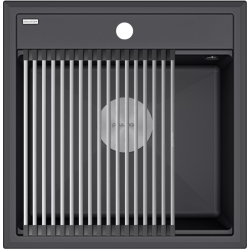 Врезная мойка Paulmark STEPIA50 антрацит