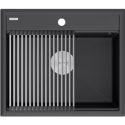Врезная мойка Paulmark STEPIA60 антрацит