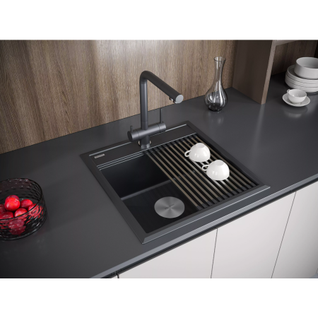 Врезная мойка Paulmark STEPIA45 черный