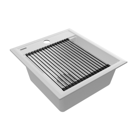 Врезная мойка Paulmark STEPIA45 белый матовый