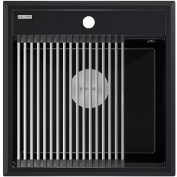 Врезная мойка Paulmark STEPIA50 черный