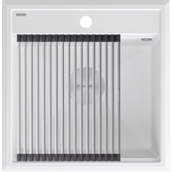 Врезная мойка Paulmark STEPIA50 белый матовый