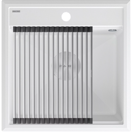 Врезная мойка Paulmark STEPIA50 белый матовый