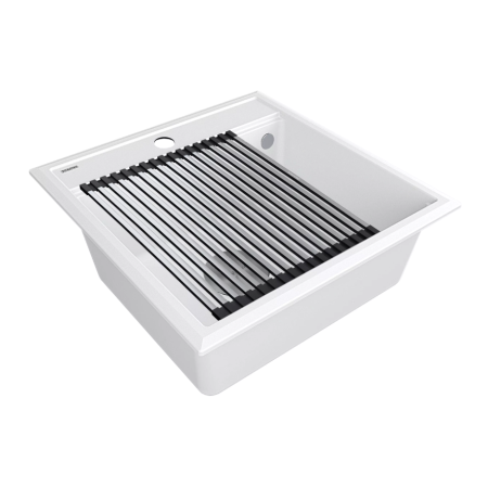 Врезная мойка Paulmark STEPIA50 белый матовый