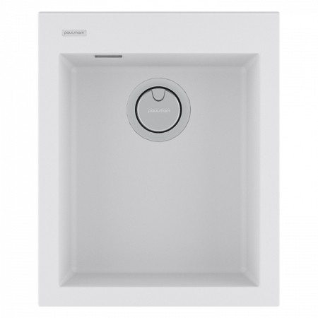 Врезная мойка Paulmark DECORATION 41 White