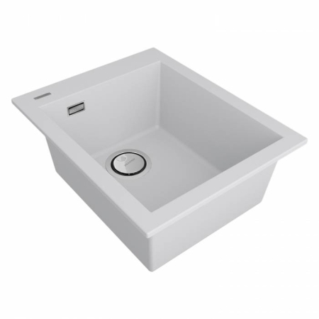 Врезная мойка Paulmark DECORATION 41 White
