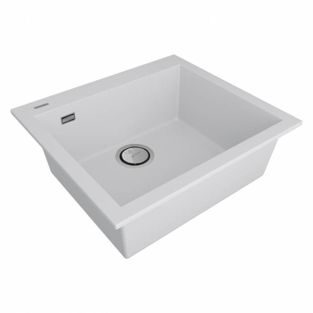 Врезная мойка Paulmark DECORATION 56 White