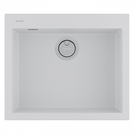 Врезная мойка Paulmark DECORATION 60 White