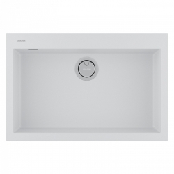 Врезная мойка Paulmark DECORATION 76 White