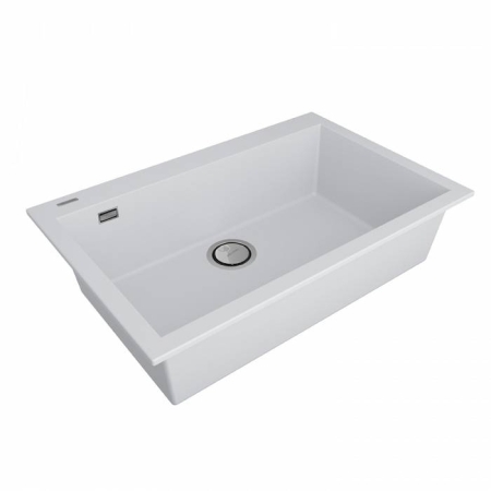 Врезная мойка Paulmark DECORATION 76 White