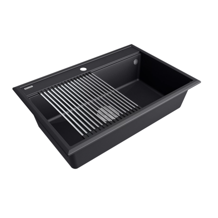 Врезная мойка Paulmark STEPIA 80 антрацит