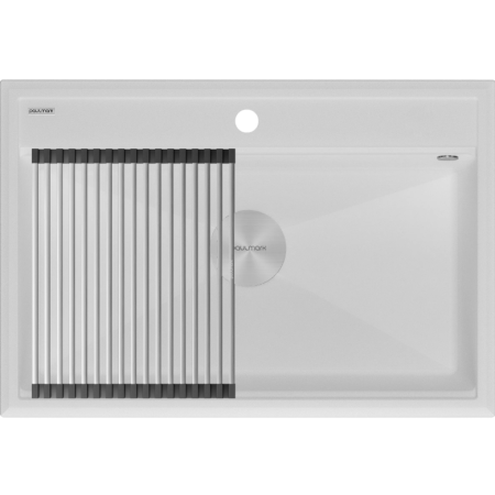 Врезная мойка Paulmark STEPIA 80 белый матовый