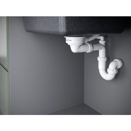 Врезная мойка Paulmark STEPIA 80 серый металлик