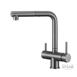 Смеситель 3 в 1 EMAR ECB - 7017 PVD dark
