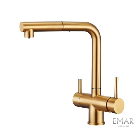 Смеситель 3 в 1 EMAR ЕСВ7017 PVD Golden