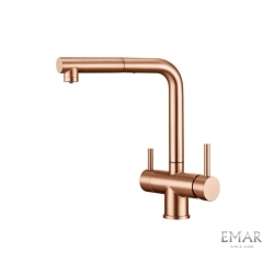 Смеситель 3 в 1 EMAR ЕСВ7017 PVD Coppery