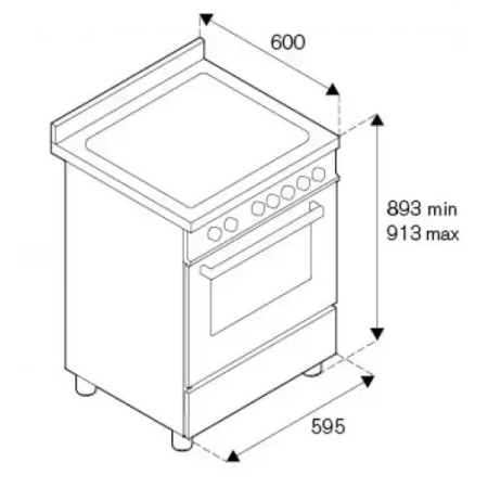 Газовый варочный центр BERTAZZONI MAS64L1EXT