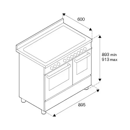 Газовый варочный центр BERTAZZONI MAS96L2ENET