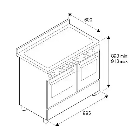 Газовый варочный центр BERTAZZONI MAS106L2EXT
