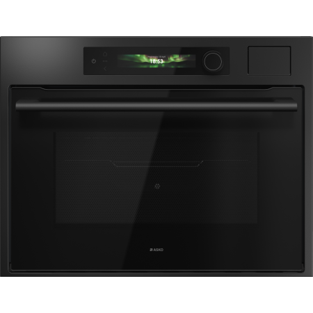 Компактный духовой шкаф с функцией пара и СВЧ ASKO OCSM64GSH