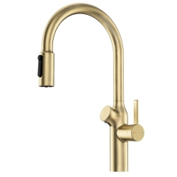 Смеситель 3 в 1 OULIN OL-8018 Matt Gold