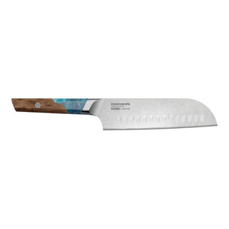 Нож сантоку OMOIKIRI Damascus Kuon