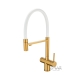 Смеситель 3 в 1 EMAR ЕС - 7024WHT PVD Golden