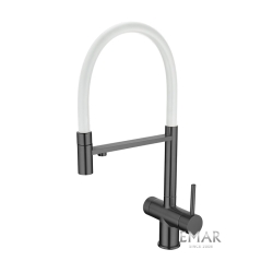 Смеситель 3 в 1 EMAR ЕС - 7024WHT PVD Dark