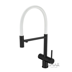 Смеситель 3 в 1 EMAR ЕС - 7024WHT Black