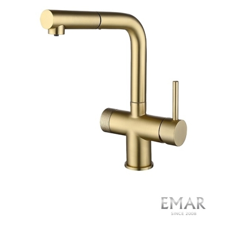 Смеситель 3 в 1 EMAR ЕС - 7026 Matt Gold