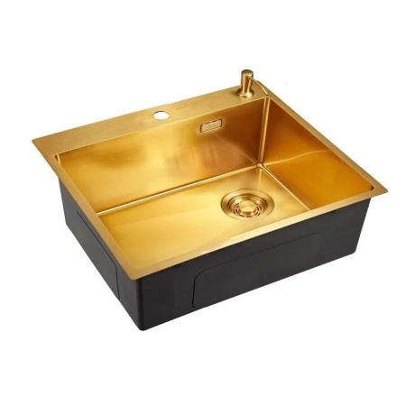 Врезная мойка EMAR EMB-560(TOP) PVD Golden