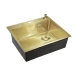 Врезная мойка EMAR EMB-560(TOP) PVD Matt Gold