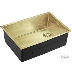 Врезная мойка EMAR EMB-660(TOP) PVD Matt Gold