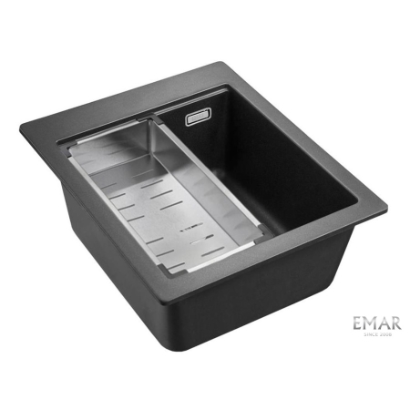 Врезная мойка EMAR EMQ-1420.Q Оникс