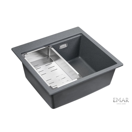 Врезная мойка EMAR EMQ-1520.Q Антрацит