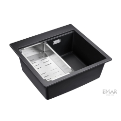 Врезная мойка EMAR EMQ-1520.Q Морион